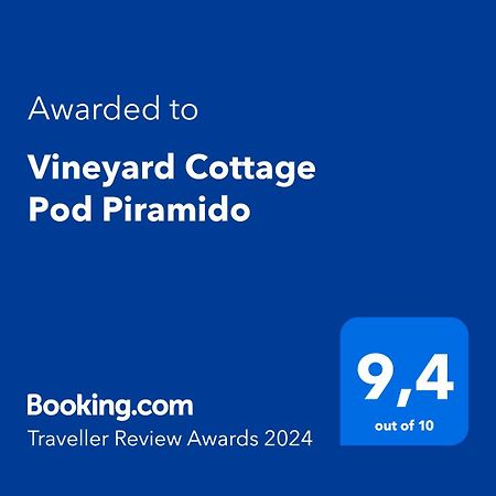 Vineyard Cottage Pod Piramido Dobrnic Buitenkant foto